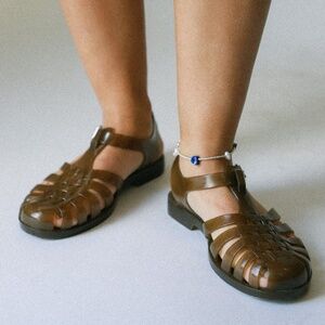 BNWT NEW French Plasticana Hemp Sunchanvre Sandals Shoes Women EU 35/ US 5!